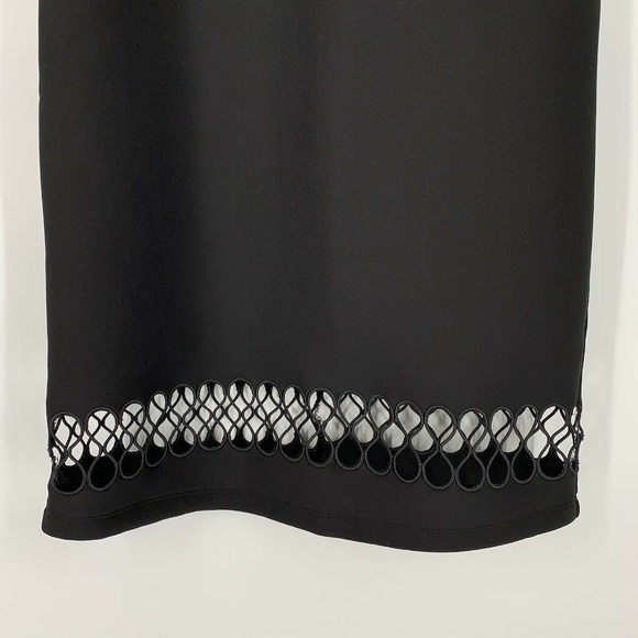 French Connection Black Clara Eight Scuba Dress - Picture 5 of 10